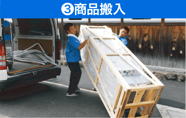③商品搬入